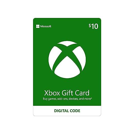 $10 Xbox Gift Card [Digital Code] | Amazon (US)