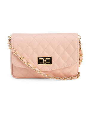 Made In Italy Leather Quilted Crossbody | Handbags | Marshalls | Marshalls