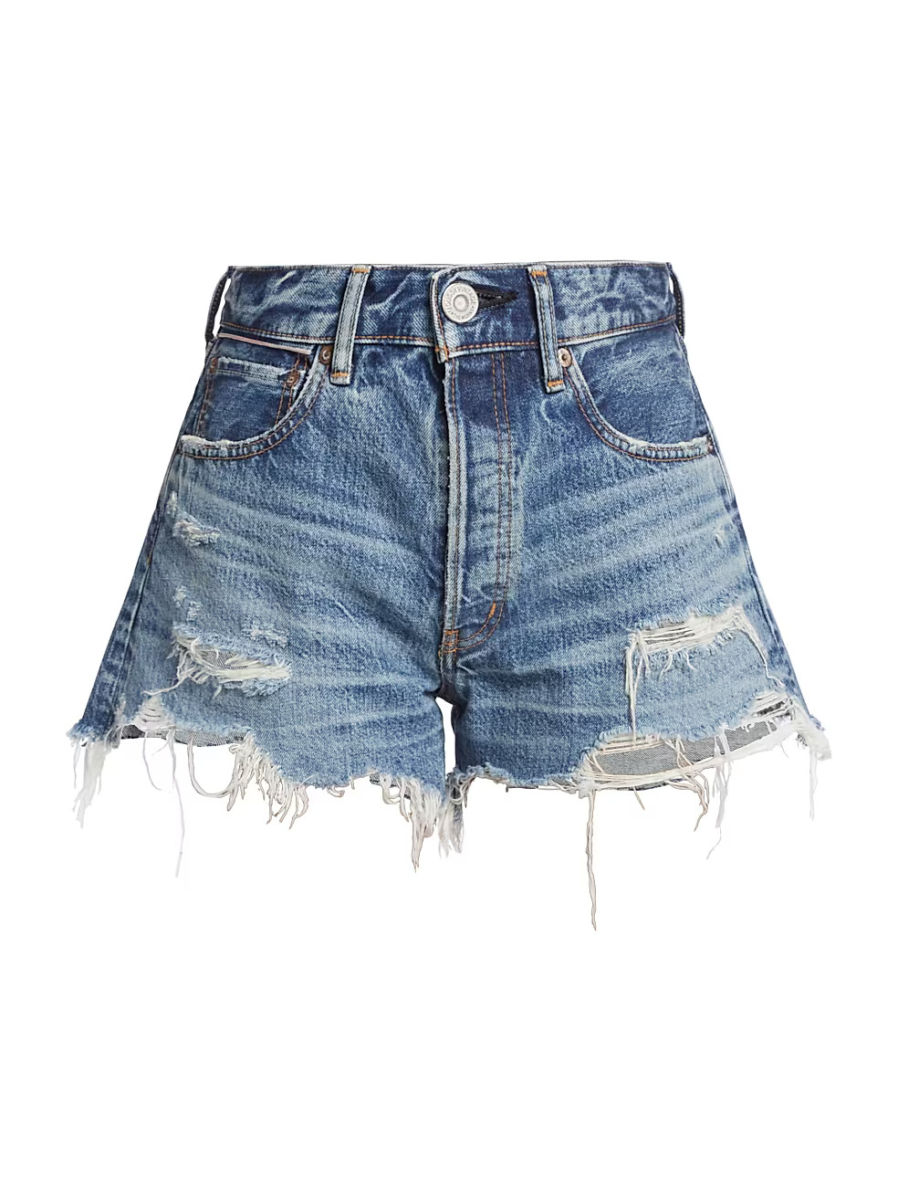 Walworth High-Rise Denim Shorts | Saks Fifth Avenue