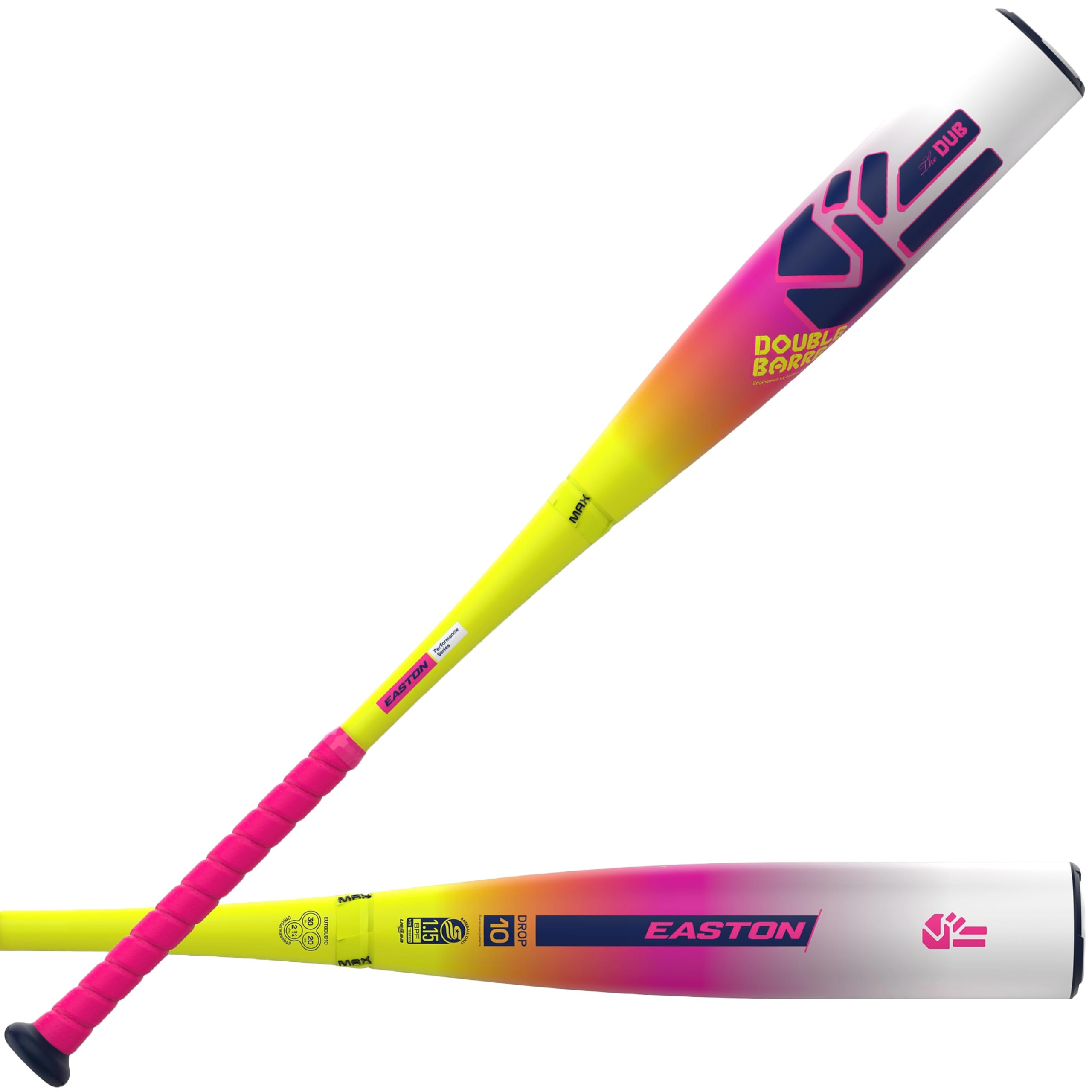 Easton | 2025 | The Dub Baseball Bat | USSSA | -5 / -8 / -10 Drop | 2 3/4" Barrel | 2 Pc. Composi... | Amazon (US)