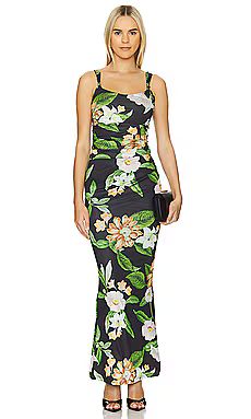 Runaway The Label Maiori Dress in Black Floral from Revolve.com | Revolve Clothing (Global)