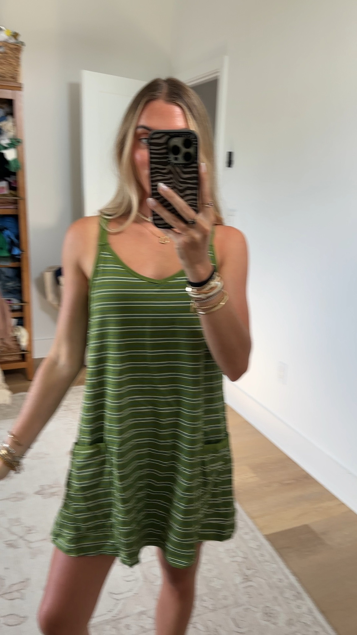 Amazon size small Zhiyouni Women's Summer Tennis Dress Athletic Mini Built-in Shorts Striped | Athletic Mini Dress, Sleeveless V Neck Sundress, Workout Travel Vacation Clothes with Pockets, Active Sports Golf Outfits

#LTKootd #LTKActive #LTKfitnessgoals