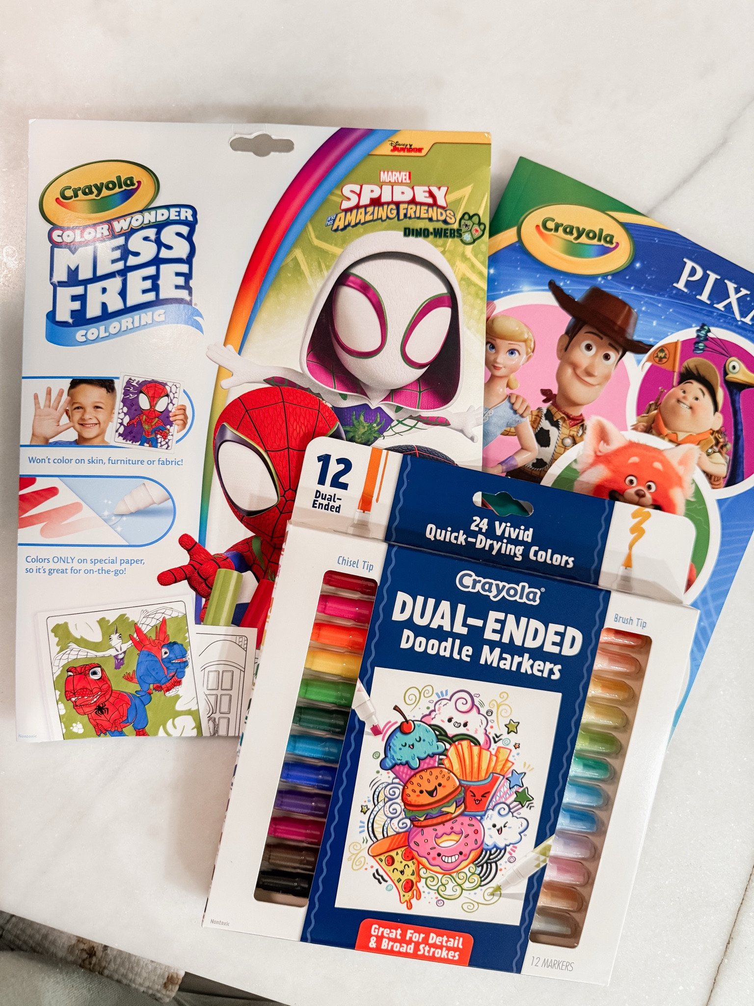 On sale now at target! Grab the kids (or yourself) some coloring supplies! 

Kids coloring books, crayola, washable markers, mess free kids activities, coloring, spidey coloring book, Disney

#LTKKids #LTKSaleAlert #LTKFamily