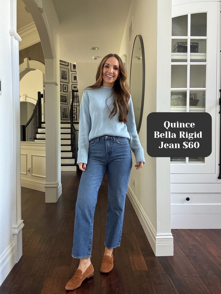 @Quince Bella jeans have been some of my favorite and they just released in rigid and they are SO GOOD! I am in a 26R

#LTKgrwm #LTKootd
