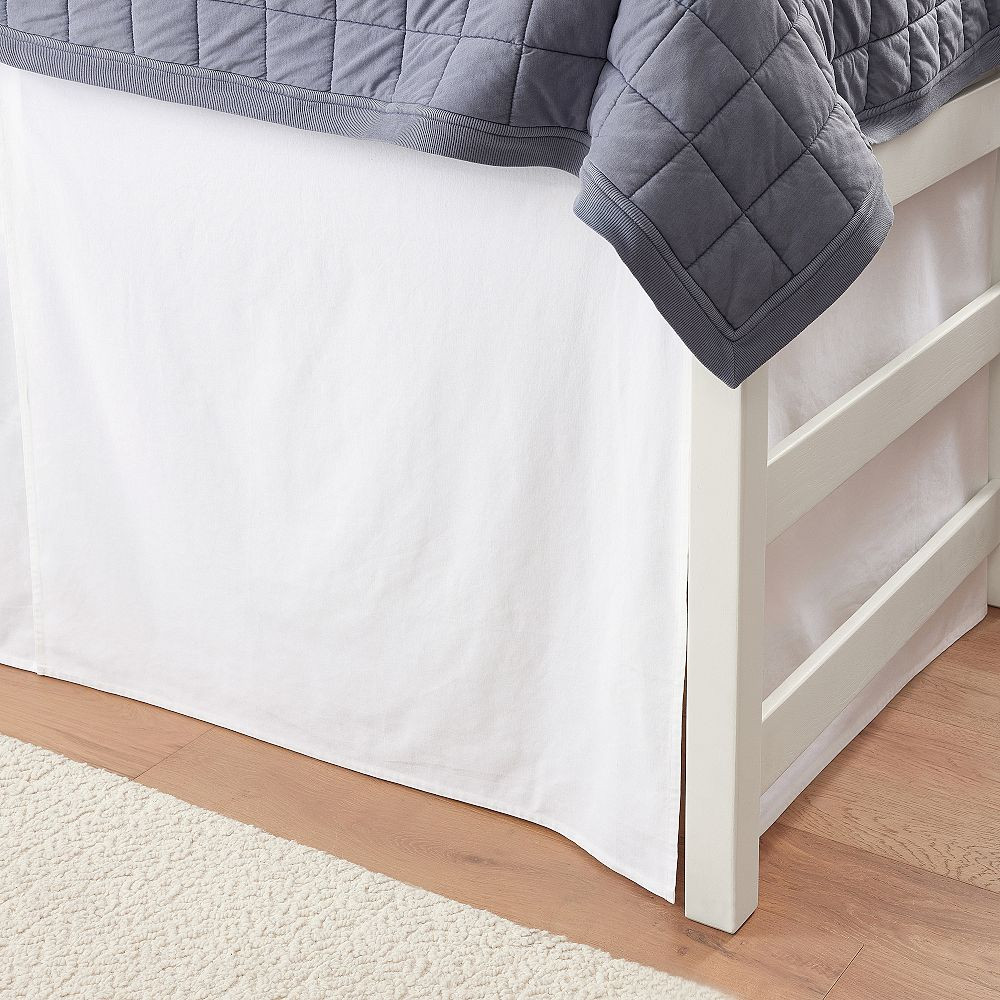 Vaulted Twin XL Bedskirt | Pottery Barn Teen