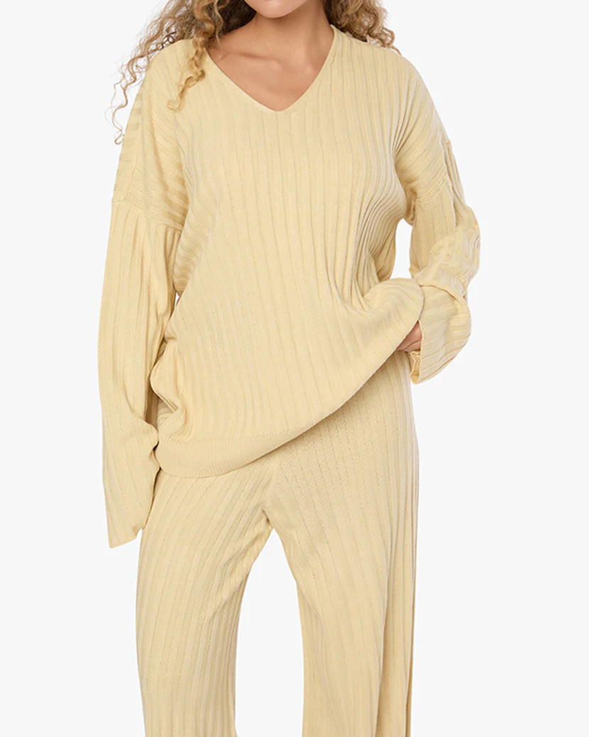 Oversized V Neck Sweater | We Wore What