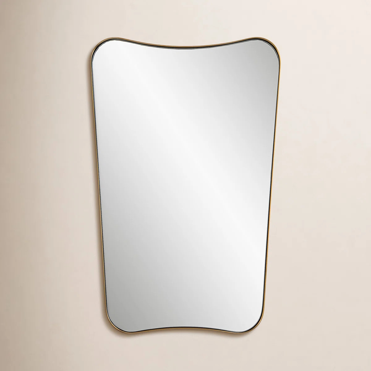 Capra Metal Wavy Wall Mirror | Wayfair North America