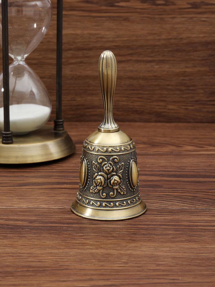1pc Zinc Alloy Decoration Craft, Vintage Style Bell Design Decoration Object For Home Best Gifts ... | SHEIN