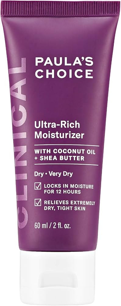 Paula's Choice CLINICAL Ultra-Rich Face Moisturizer with Jojoba, Coconut Oil & Shea Butter, Redne... | Amazon (US)