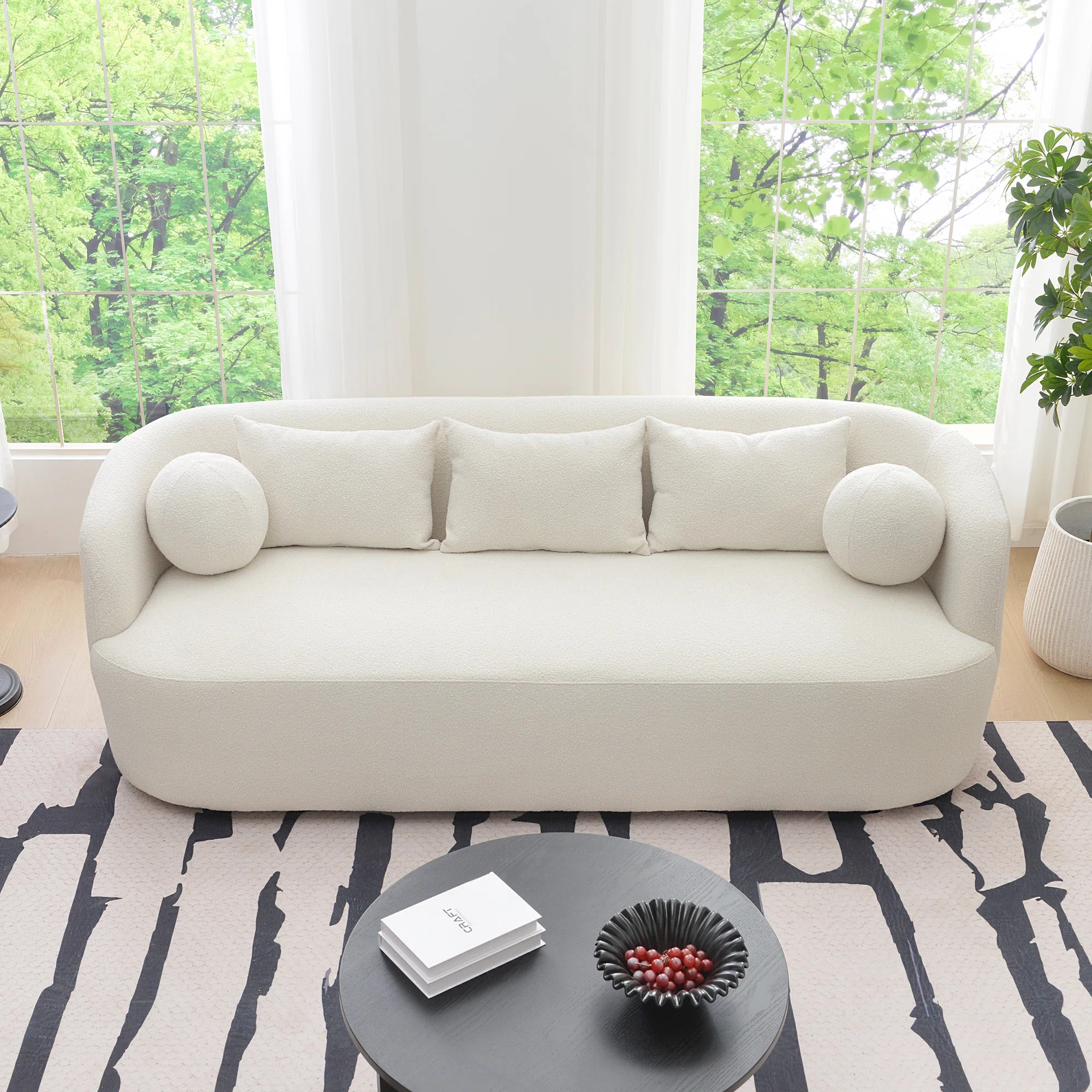 Brinae 85" Upholstered Sofa | Wayfair North America