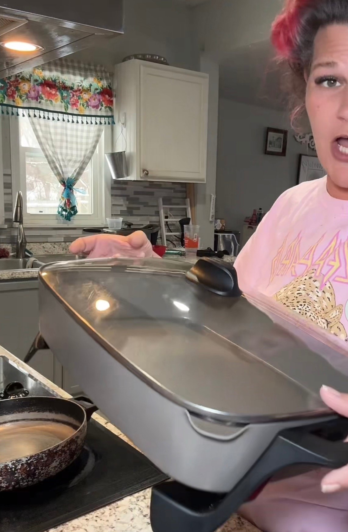 ￼My most asked where did you get your skillet!! It is an electric skillet and ￼I love it!! I use it almost daily💕