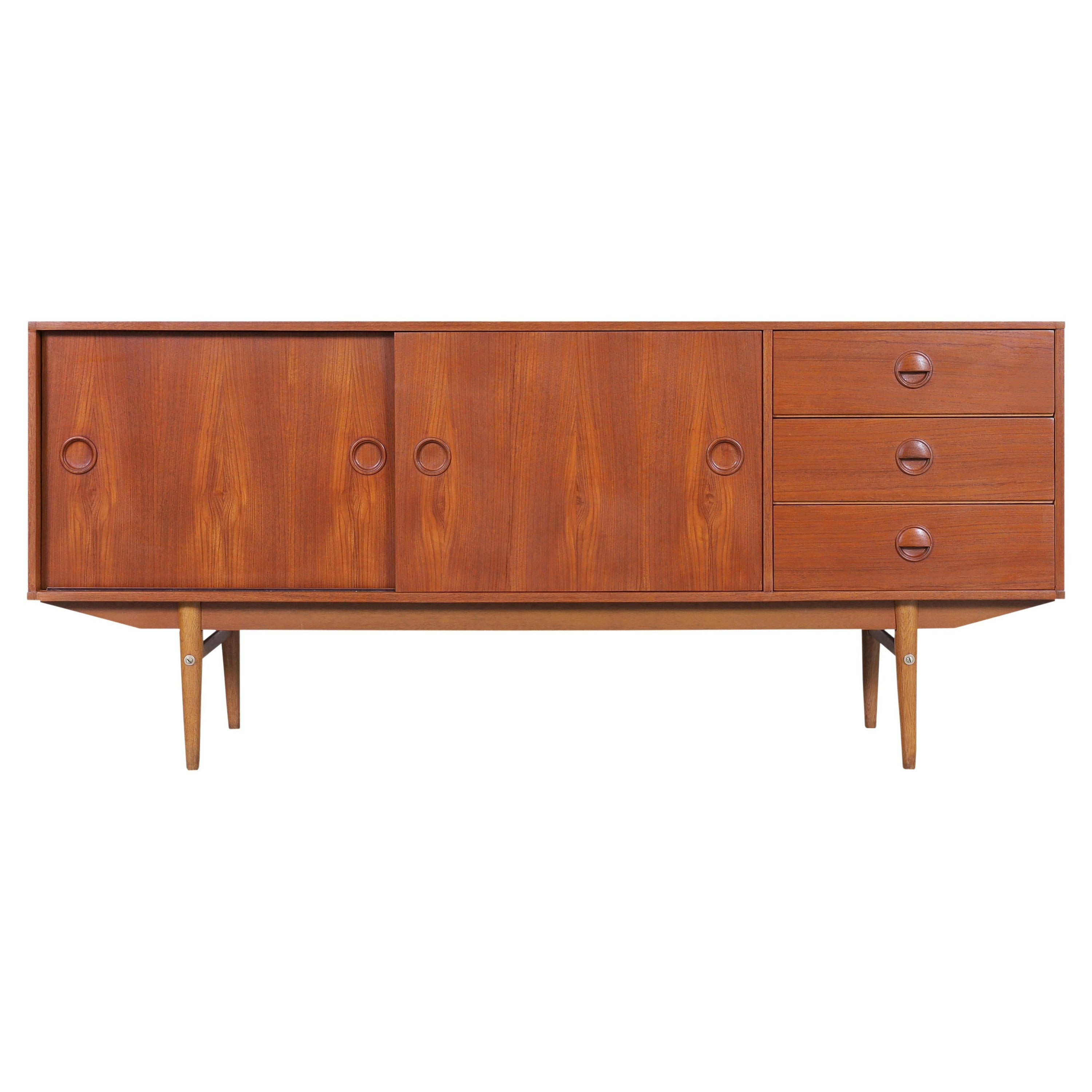 Mid-century Teak Sideboard By Marten Francken For Fristho | 1stDibs
