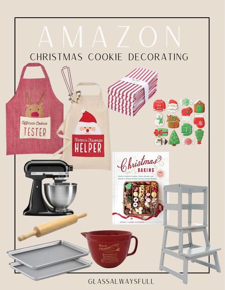 Amazon Christmas cookie decorating supplies, Amazon baking, Amazon Christmas, Christmas cookbooks, Christmas cookies, Christmas apron, Christmas kitchen, Christmas home, kids Christmas. Callie Glass 

#LTKHoliday #LTKkids #LTKGiftGuide