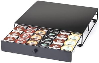 Nifty Coffee Pod Drawer – Black, Compatible with K-Cups, 36 Pod Pack Holder, Non-Rolling, Compa... | Amazon (US)