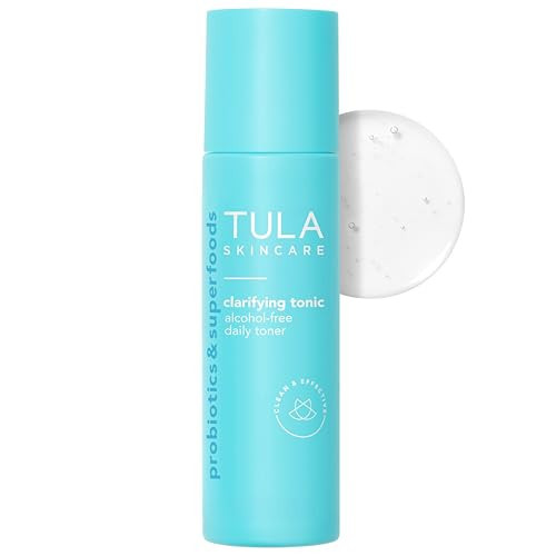 TULA Skin Care Clarifying Tonic Alcohol-Free Daily Toner - Face Toner to Gently Exfoliate and Tighten Pores, Contains Witch Hazel and Niacinamide, 5.07 Fl Oz. | Amazon (US)