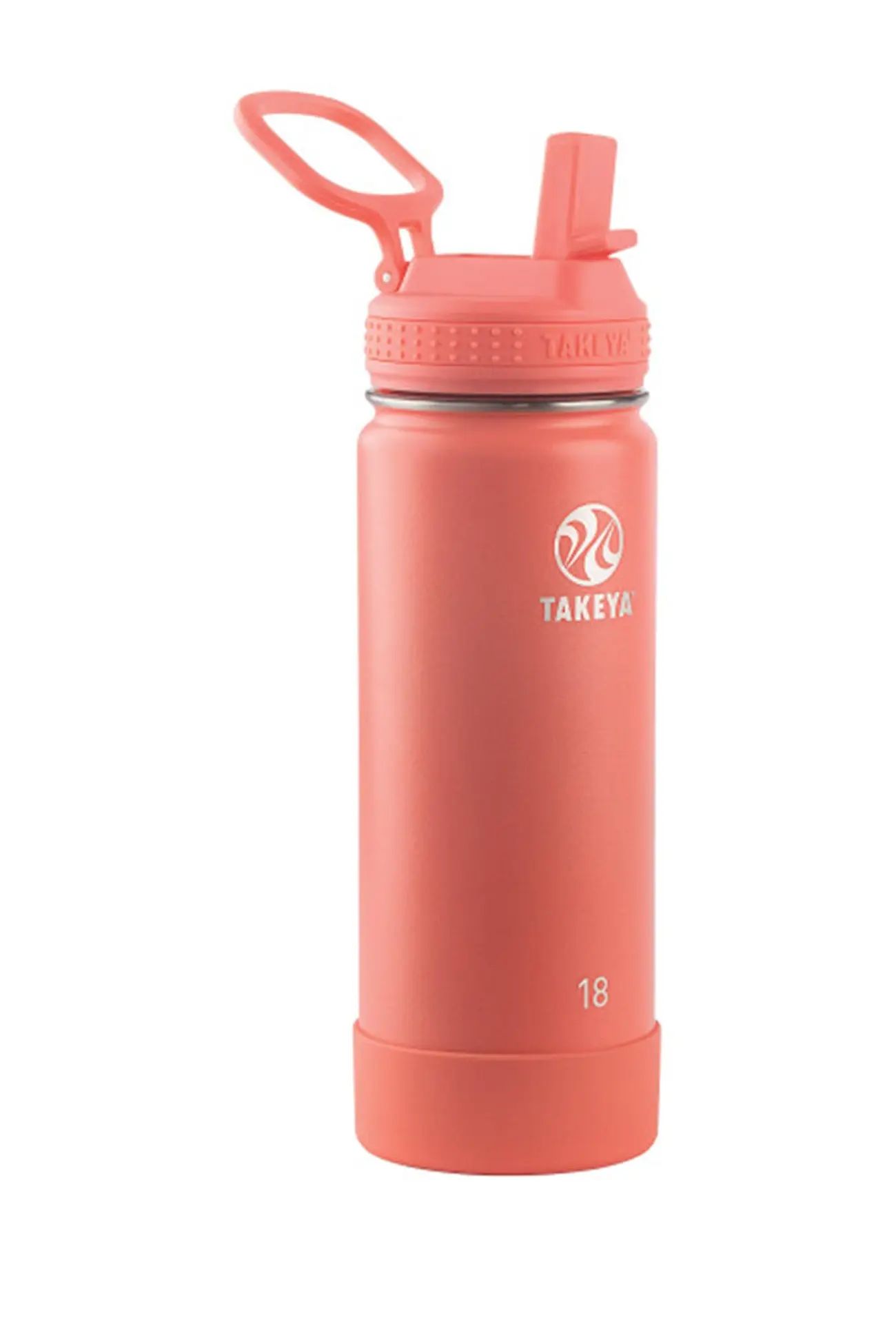 Takeya | Coral Actives Insulated 18 oz. Straw Lid Stainless Steel Bottle | Nordstrom Rack | Nordstrom Rack