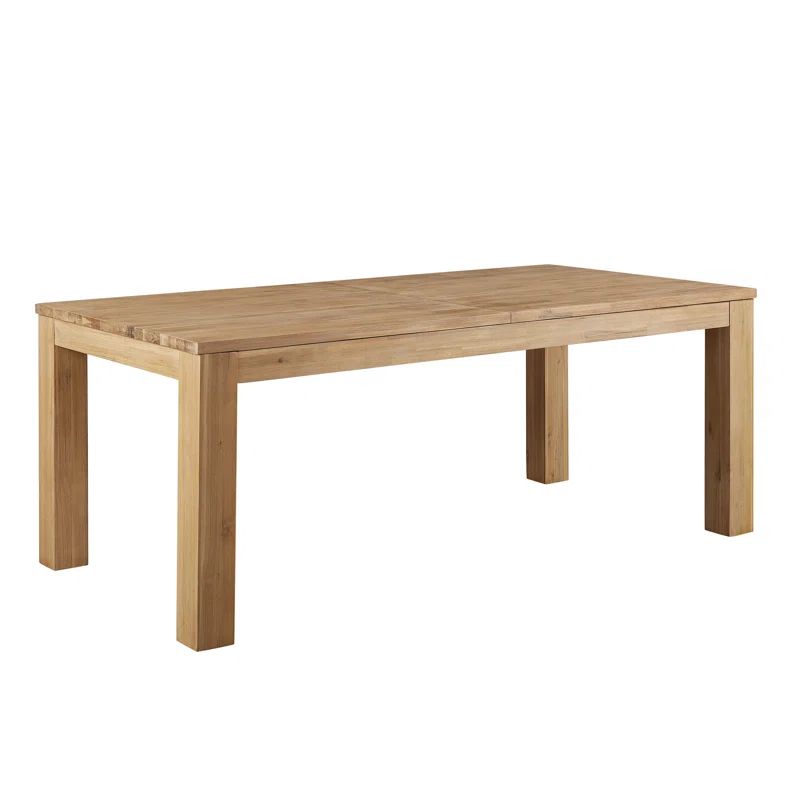 Bozrah Extendable Solid Wood Dining Table | Wayfair North America
