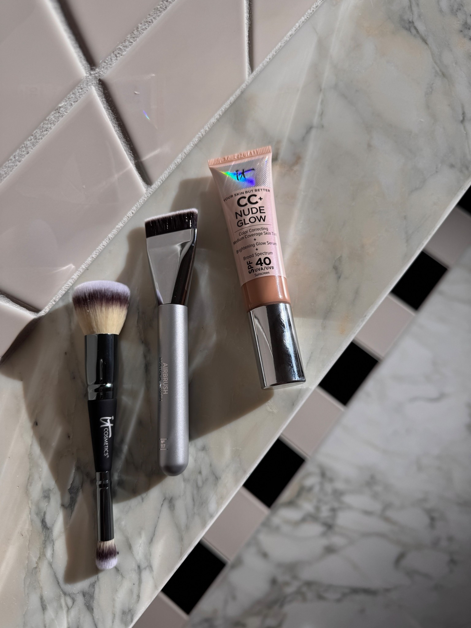 All the pieces for that natural glow laid out & ready 💫 CC+ Nude Glow from @itcosmetics (and more) are linked in my @Shop.LTK. #ad #ITCosmeticsPartner #liketkit

#LTKStyleTip #LTKBeauty