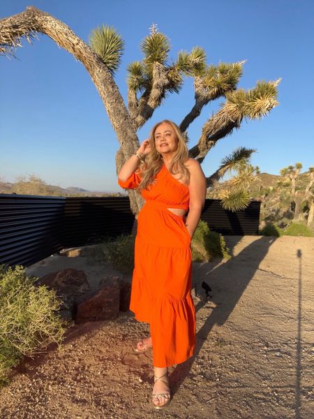  Last night outfit, looks perfect with the background views from Yucca Valley. 
I added all gold accessories and a beautiful gladiator sandals.
I’m 5’3” wearing size M.#LTKcurves


#LTKFestival #LTKtravel