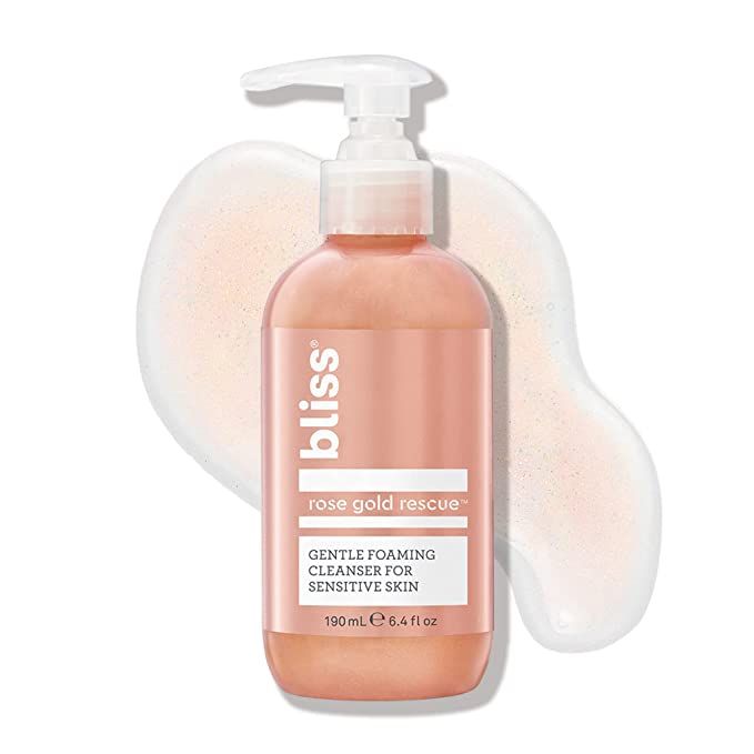 Bliss Rose Gold Rescue Foaming Face Wash - 6.4 Fl Oz - Cleanser for Sensitive Skin - Rose Water -... | Amazon (US)