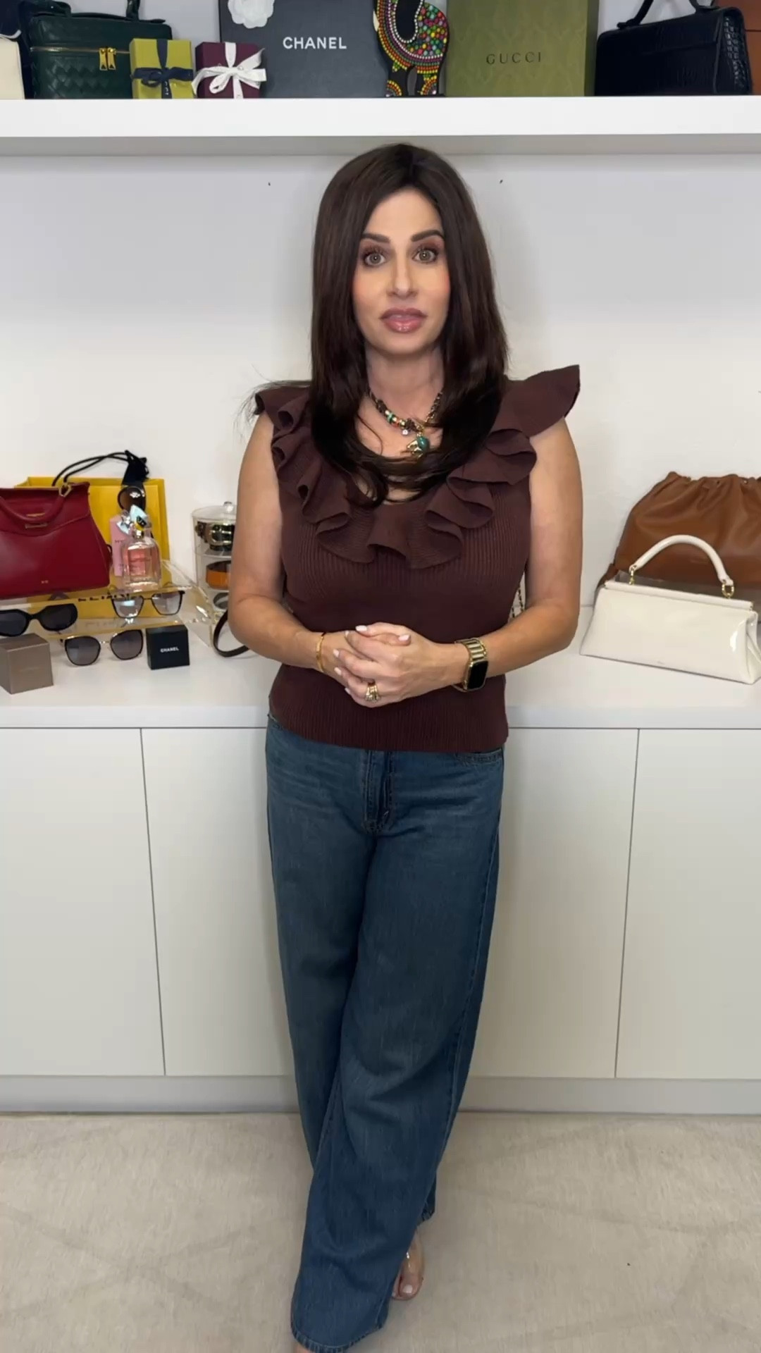 This look is cute , casual and comfortable. The perfect everyday look. Top sm , jeans I sized down. 
#casualsummerlook #cinchjeans 

#LTKSaleAlert #LTKootd #LTKOver40