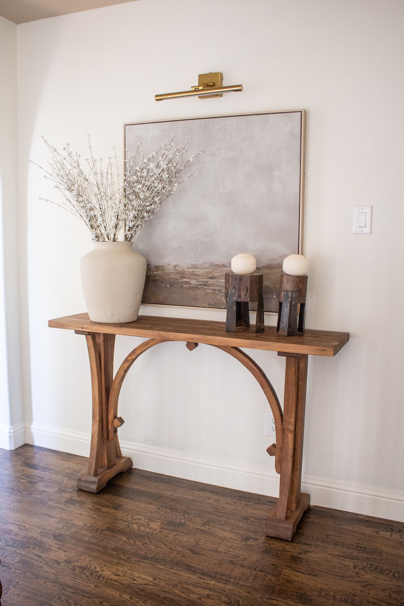 Hallway vignette! Most thrifted or FB marketplace, table and artwork is still available! 

#LTKsalealert #LTKhome