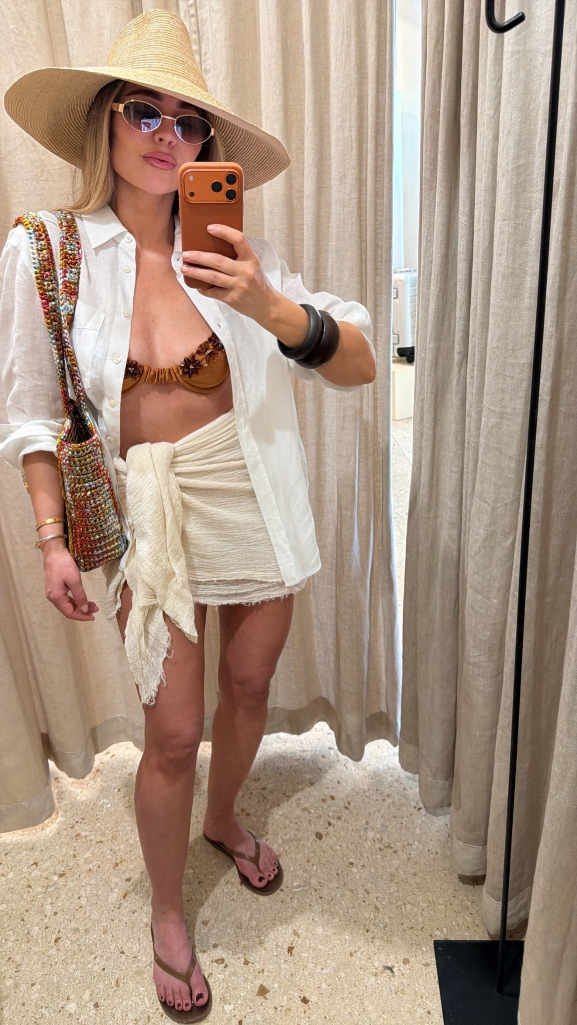 Gap linen shirt small petite 
*Swim suit old patbo 