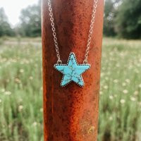 Turquoise Star Necklace | Etsy (US)