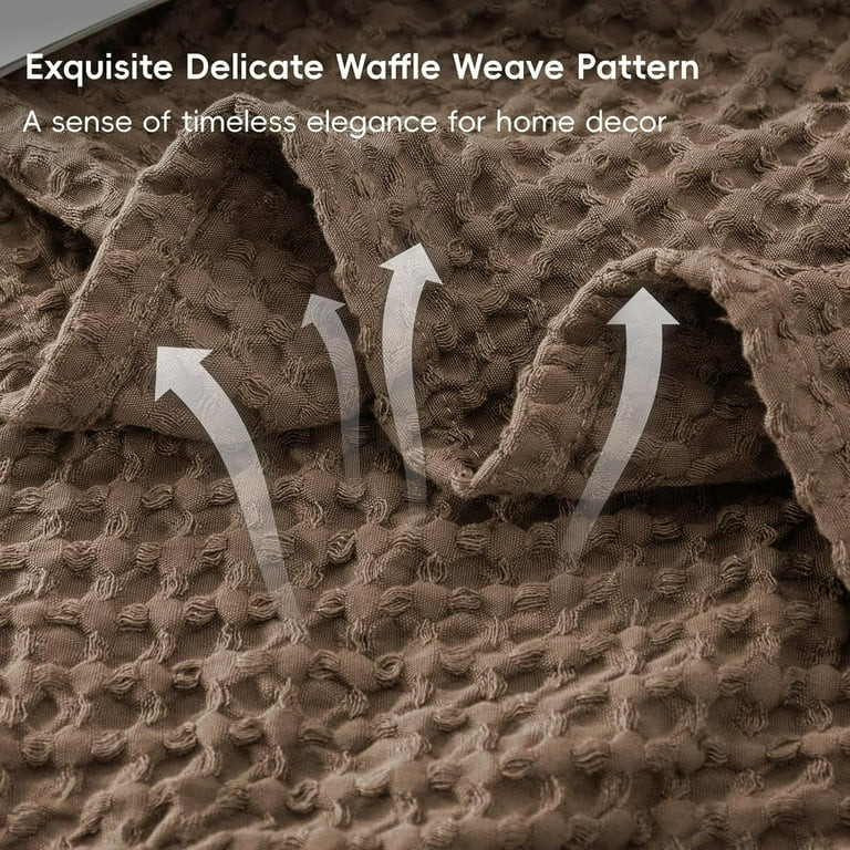 PHF Ultra Soft Waffle Weave Blanket King Size, Washed Lightweight Summer Breathable Blankets for ... | Walmart (US)