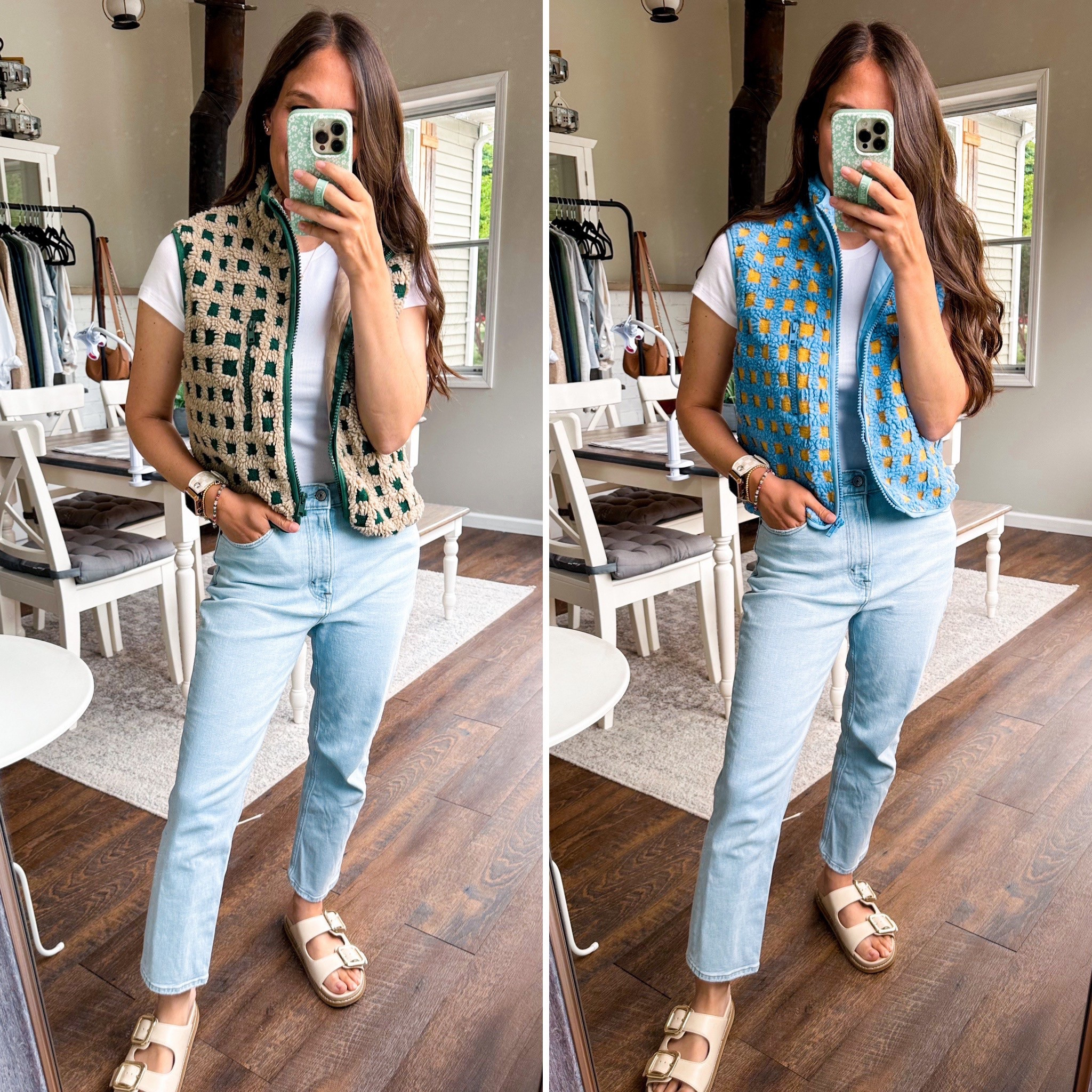 Lightweight vests from Amazon are 10% off! Many colors size XS 
White tee small 
Denim linked similar 
Shoes tts 

#LTKStyleTip #LTKFindsUnder100 #LTKFindsUnder50