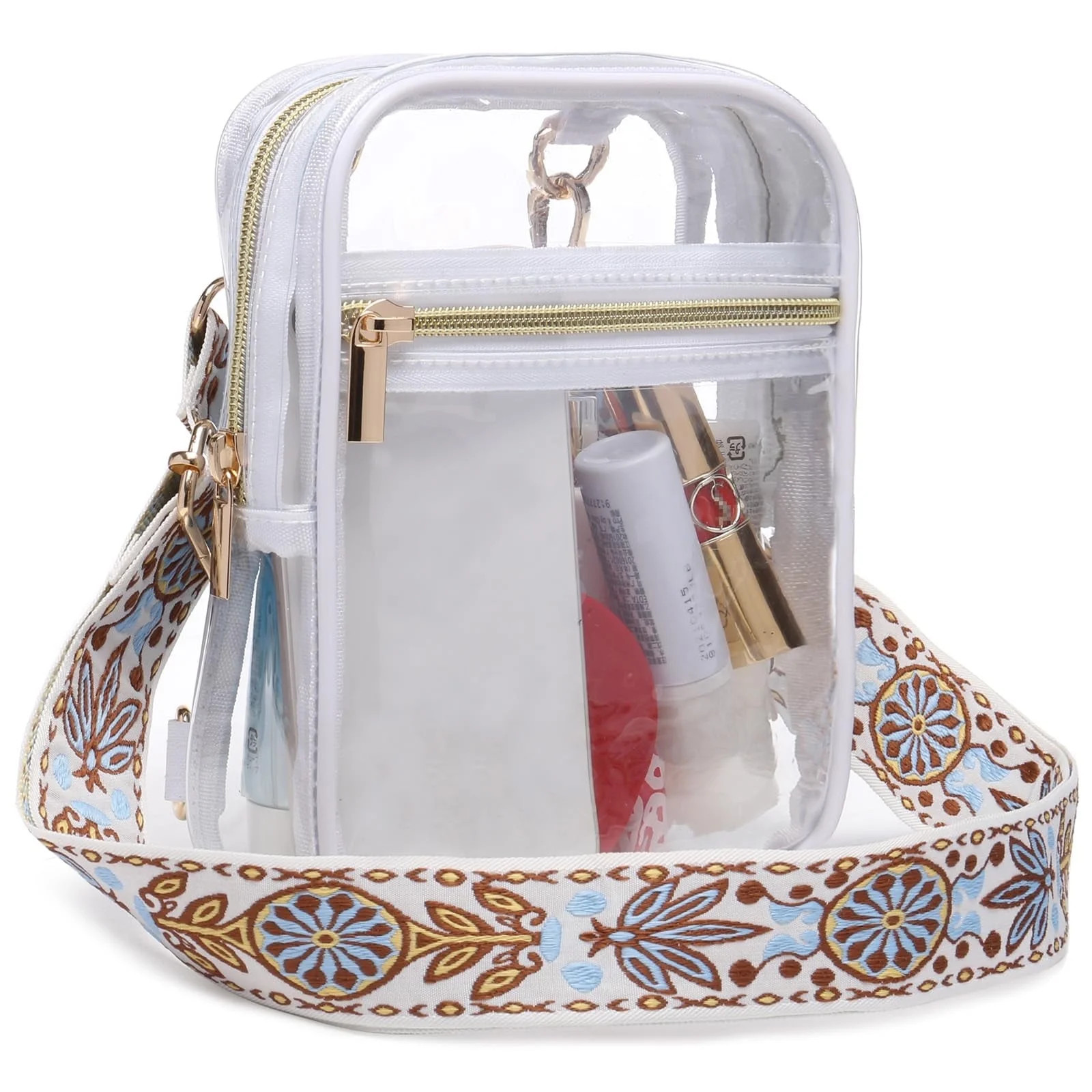 Clear Bag for Stadium Events, Stadium Approved, Women Clear Crossbody Purse Bag for Work, Clear S... | Walmart (US)