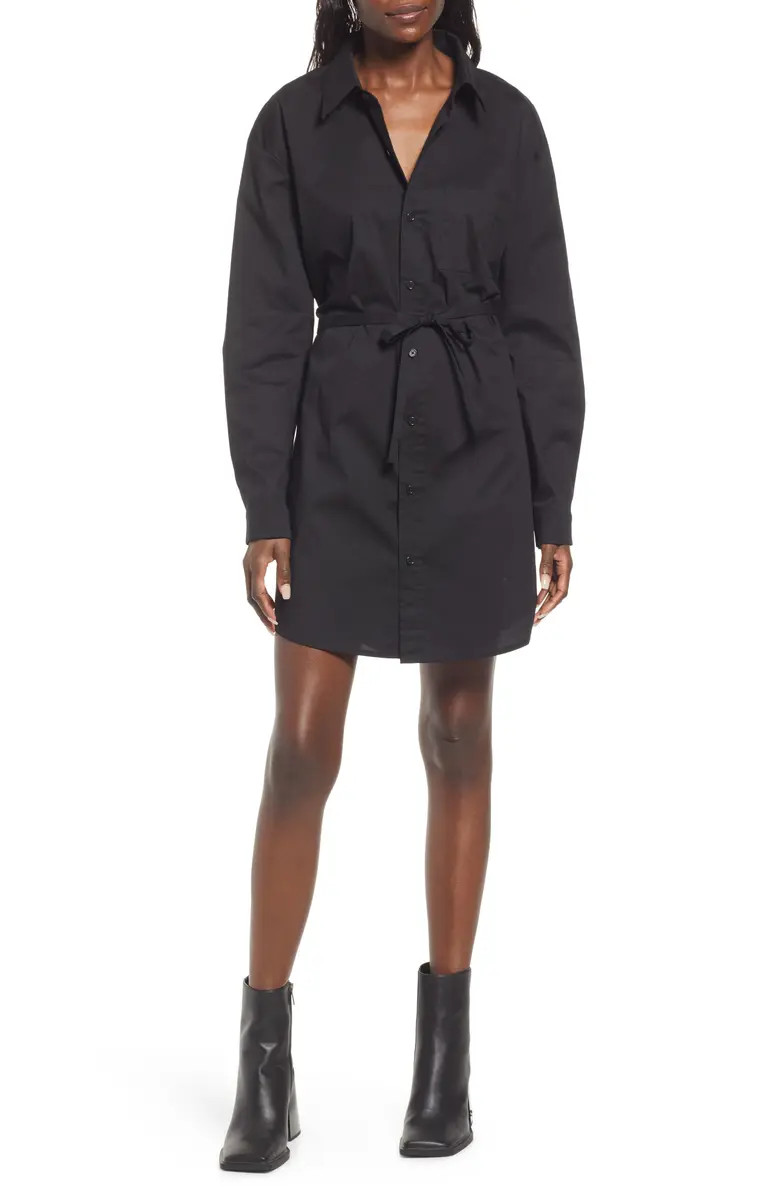 Gia Long Sleeve Shirtdress | Nordstrom
