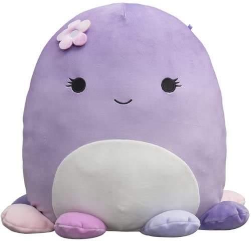 Squishmallows Original 14-Inch Beula Purple Octopus with Multicolored Tentacles - Large Ultrasoft Official Jazwares Plush - Amazon Exclusive | Amazon (US)