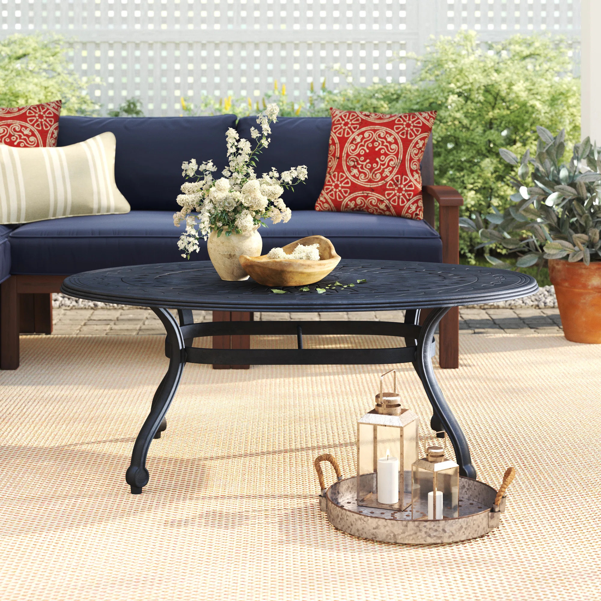 Arup 31 x 46'' Oval Shape Coffee Table | Wayfair North America