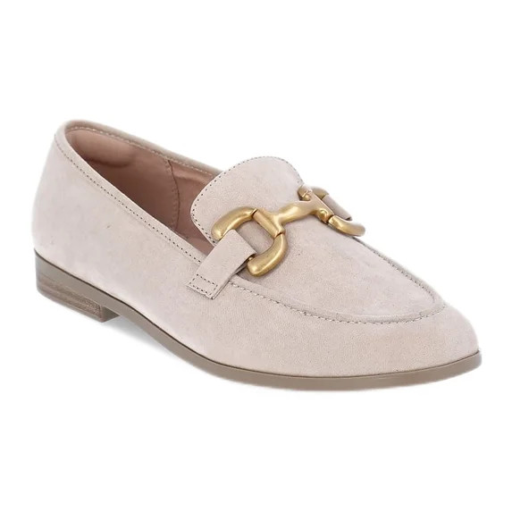 Time and Tru Women's Faux Leather Buckle Loafers | Walmart (US)
