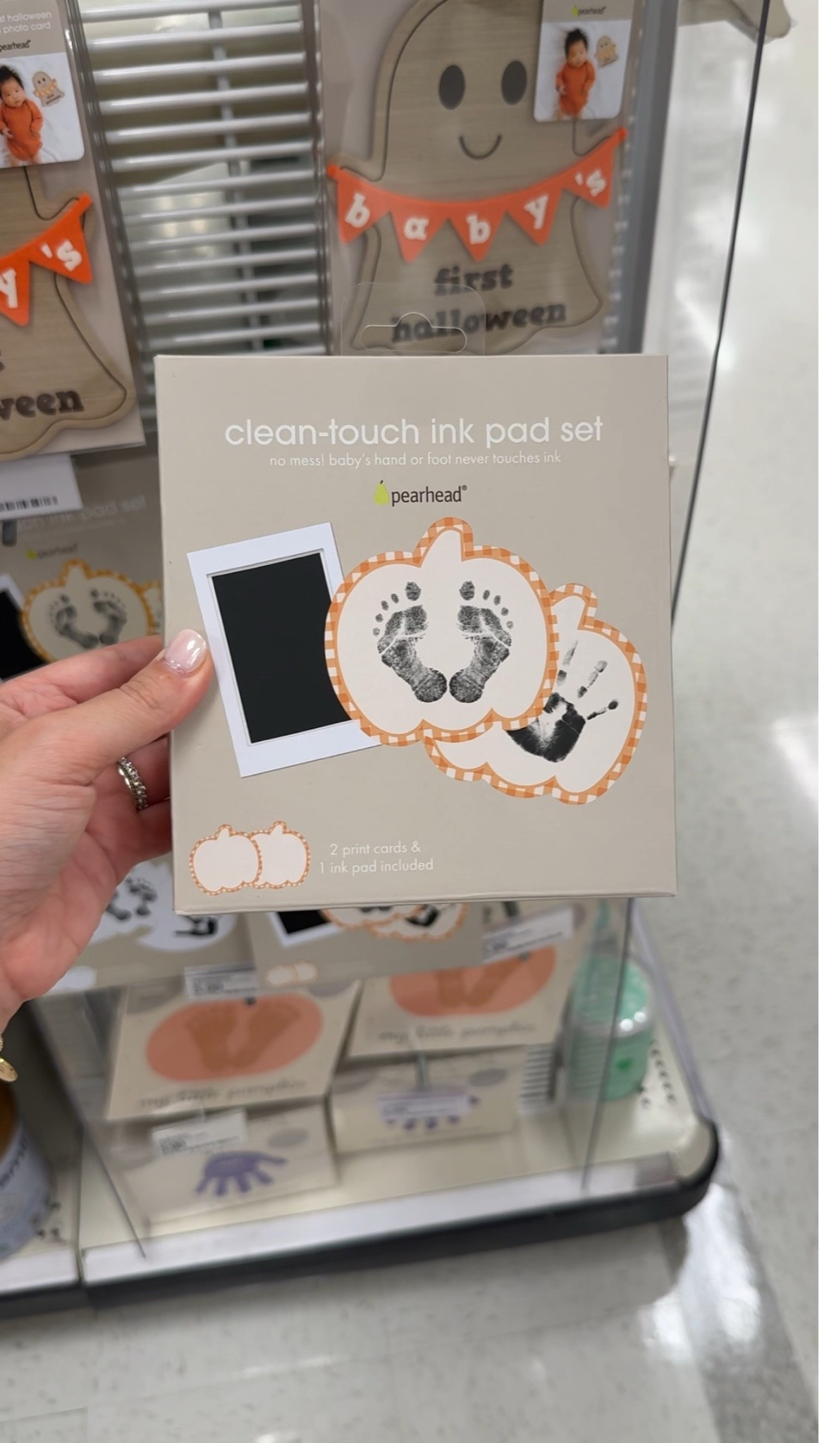 Tiny hands + tiny toes without the ink mess! This little pumpkin keepsake would be SO cute to save or gift to grandparents! @Target 

baby keepsake - baby handprint - baby footprint - fall baby - pumpkin keepsake - baby memory - Pearhead

#LTKSeasonal #LTKKids #LTKBaby