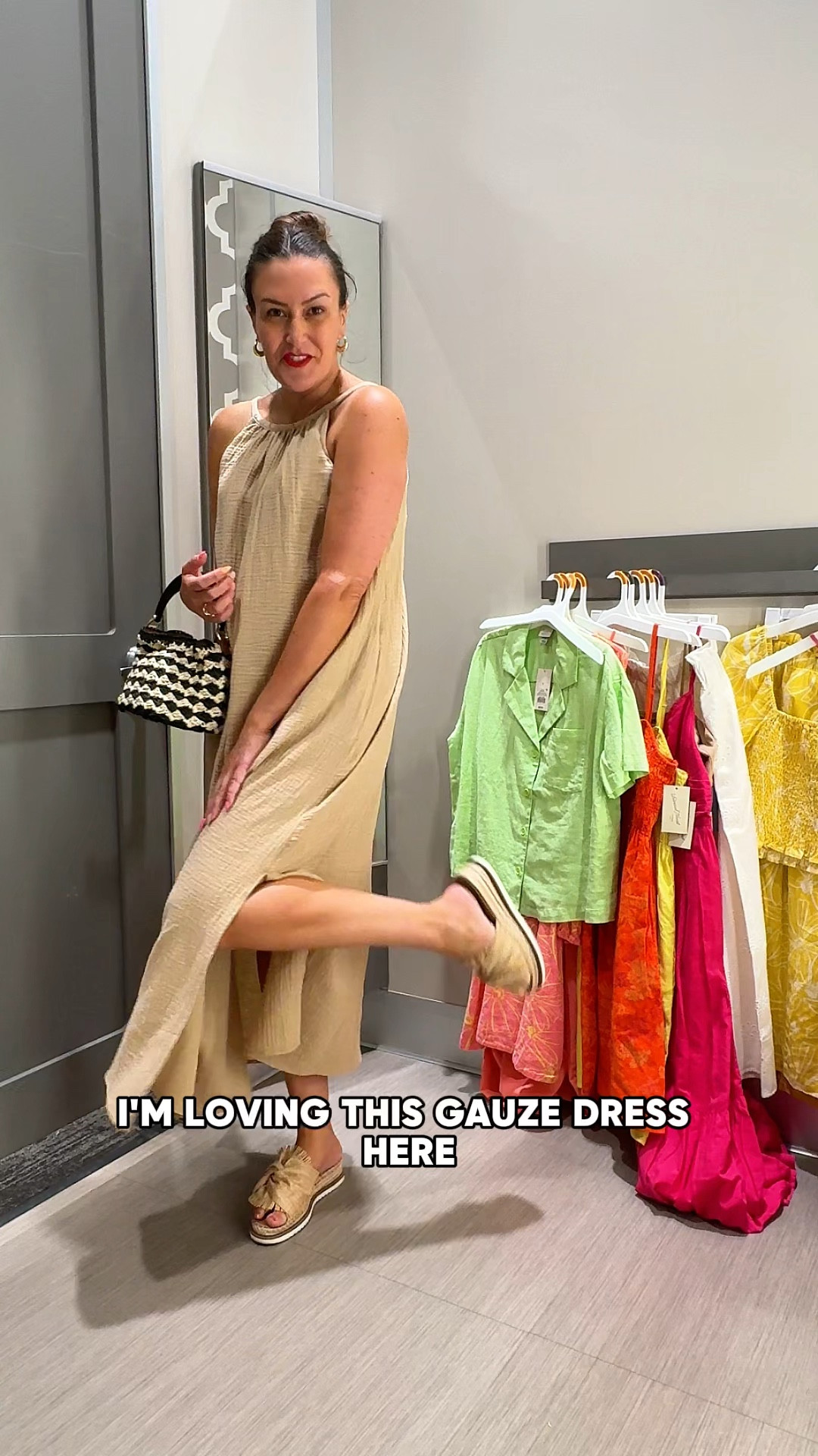 Love this gauze dress at Target! Under $20 during Circle Week! Grab her before she sells out 💖 Comes in so many fun colors as well as this chic tan!

Wearing size Small (TTS) and I own in pink!

#LTKSaleAlert #LTKSummerSales #LTKFindsUnder50
