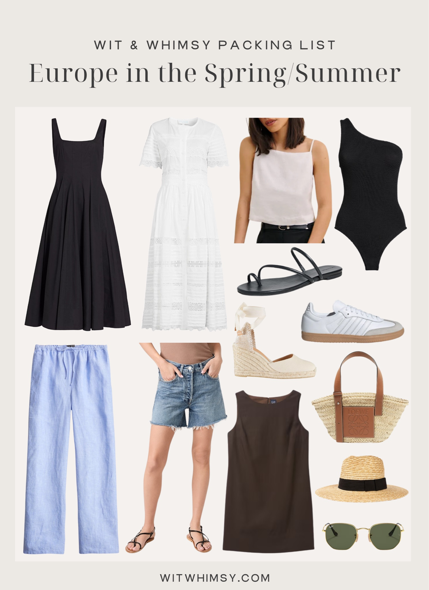 Europe in the spring and summer packing list 

#LTKStyleTip #LTKTravel #LTKSeasonal