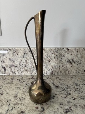 Vintage Brass Pitcher & Vase with Handle Decorative Home Accent | eBay US