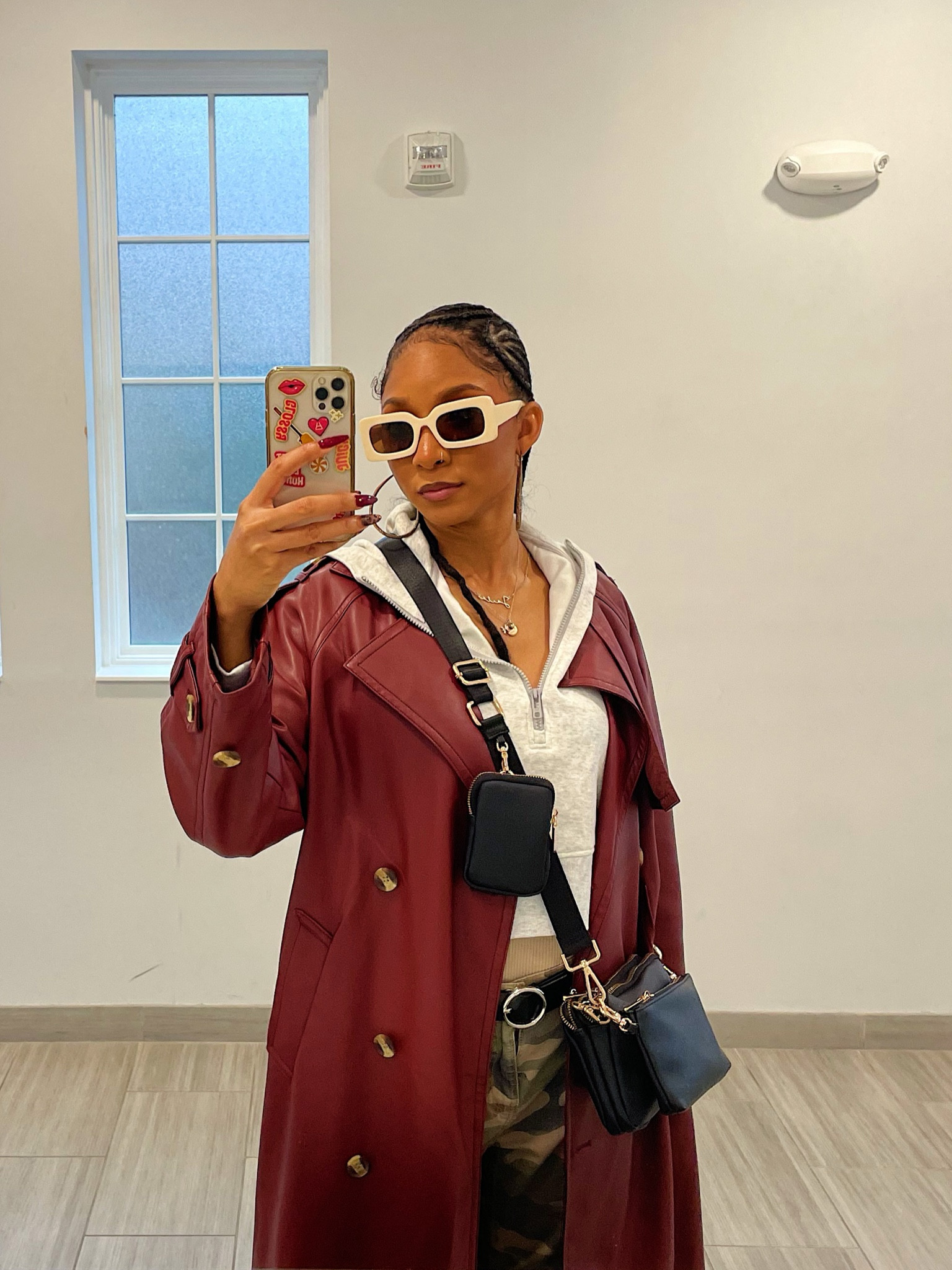 I know this burgundy trench coat HATE to see me coming 😂❤️

#LTKSeasonal #LTKStyleTip