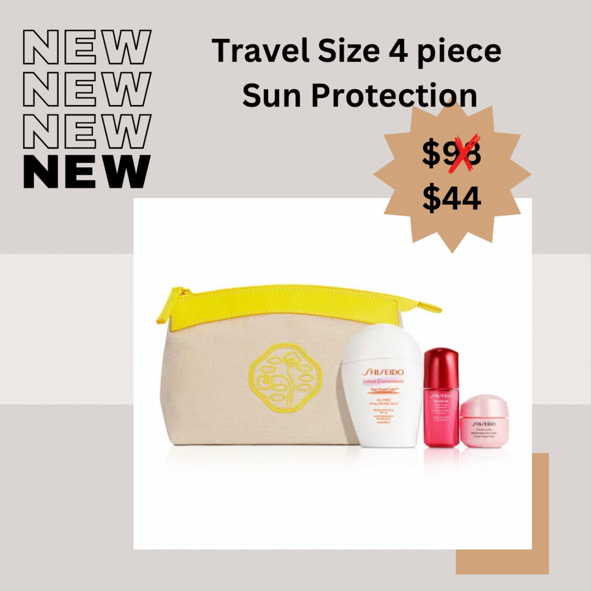 SALE: Travel Sized Skin Protection! 

Travel beauty, travel cosmetics, travel sized sunscreen, summer vacay, beach packing list, beach necessities, vacation necessities, beauty sale, sunscreen, face sunscreen

#LTKsalealert #LTKbeauty #LTKtravel