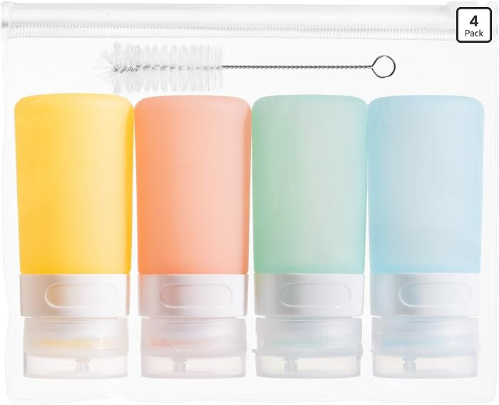 MICEBAY 2 oz Condiment Squeeze Bottles, Leakproof Salad Dressing Container | Amazon (US)
