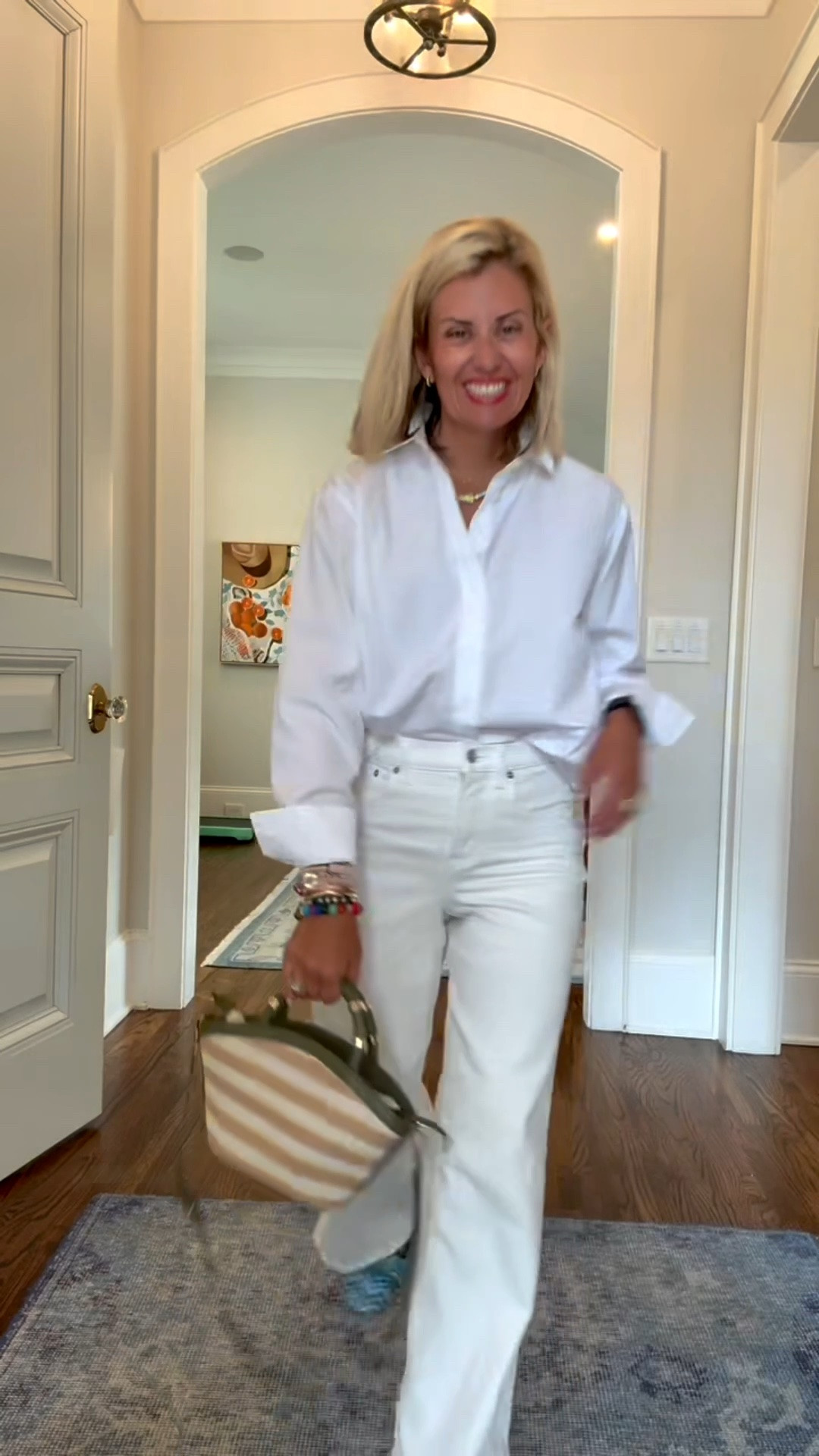 1 piece 5 ways!! The shirt of all shirts!! Styling it all the ways.
Sizing: 
Top - xs
Spanx Jeans - xs petite
Jeans - 26P (1964 wash)
Colettes - 26P
Skort -xs
Shorts - small
Jacket - xs

*code Catherine20 at Allie + Bess

#LTKdayinmylife #LTKootd #LTKmomlife