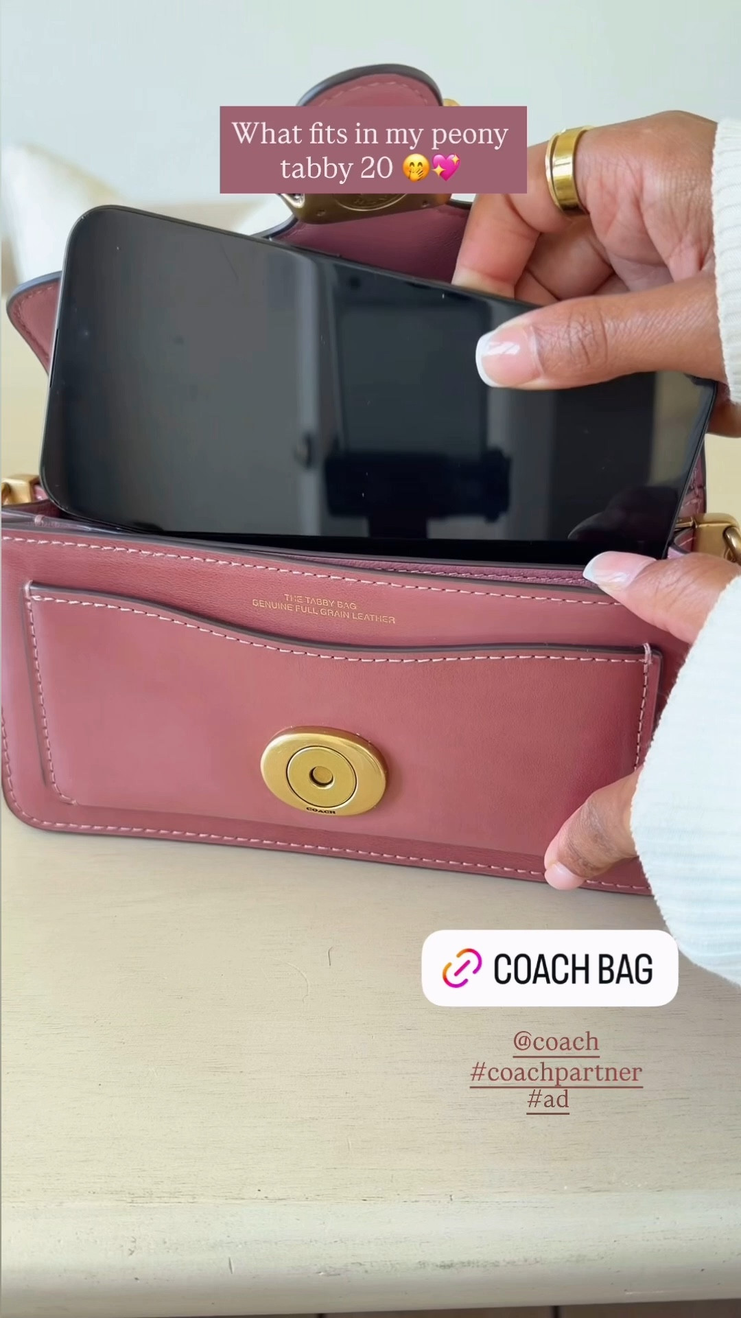 The perfect spring Tabby bag from @coach 🌸✨ #CoachPartner #CoachNY #ad @Shop.LTK  #liketkit