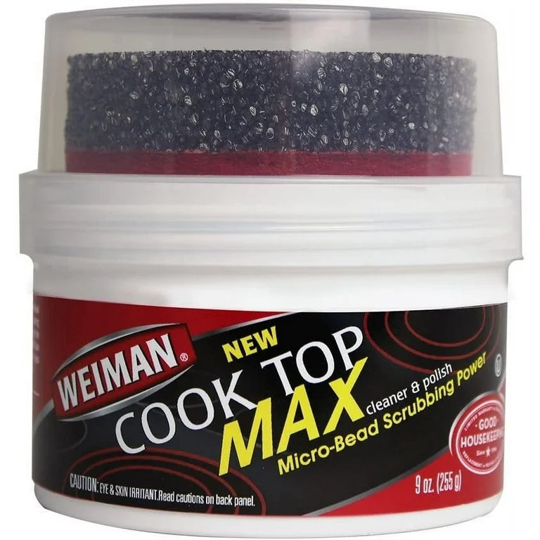Weiman Cooktop Cleaner Max - 9 Ounce - Easily Remove Burned-On Food, Grease and Watermarks, Leavi... | Walmart (US)