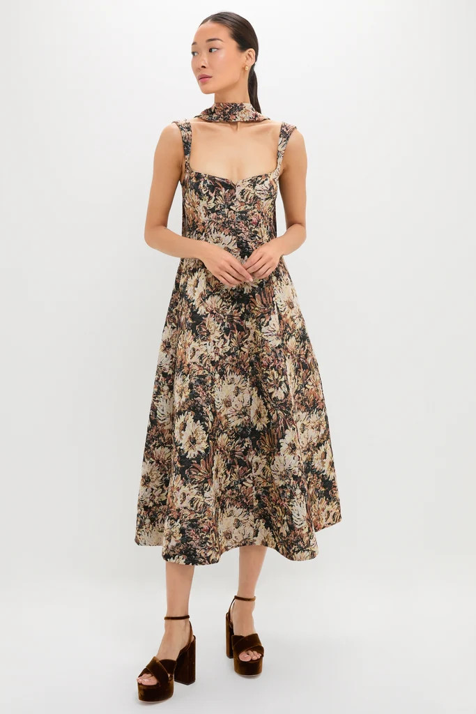 Mirelle Jacquard Zinnia Midi Dress | Tuckernuck (US)