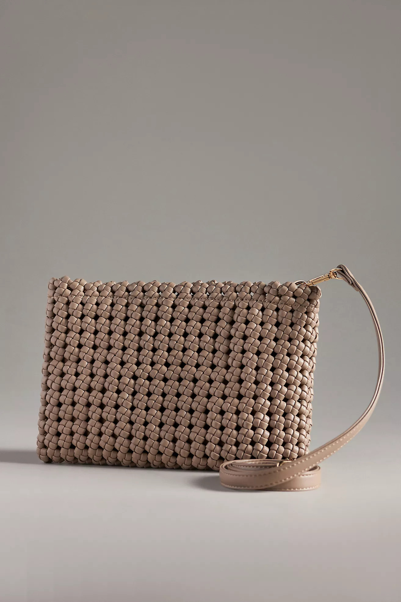 The Kalani Woven Knot Clutch: Faux Leather Edition | Anthropologie (US)
