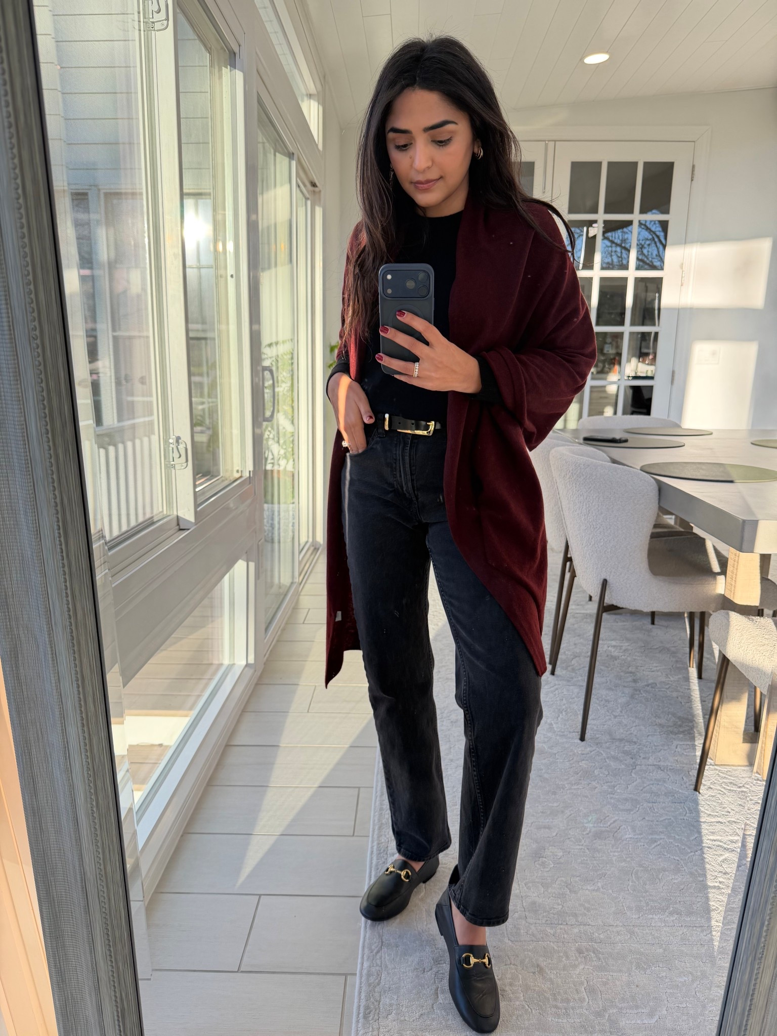 Quince really is the best place to get so many high quality wardrobe staples!! These loafers paired with this sweater and cashmere wrap are a few of my faves! #quincepartner @onequince

#LTKHoliday #LTKFindsUnder100 #LTKootd