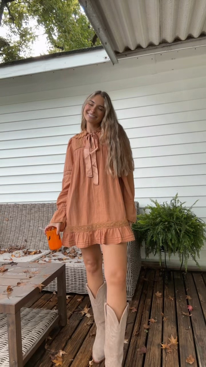 Church outfit of the day 🍂✨ this Free People dress + my Annie Tecovas are a match made in fall fashion heaven. 

#LTKSeasonal #LTKFallSale #LTKStyleTip