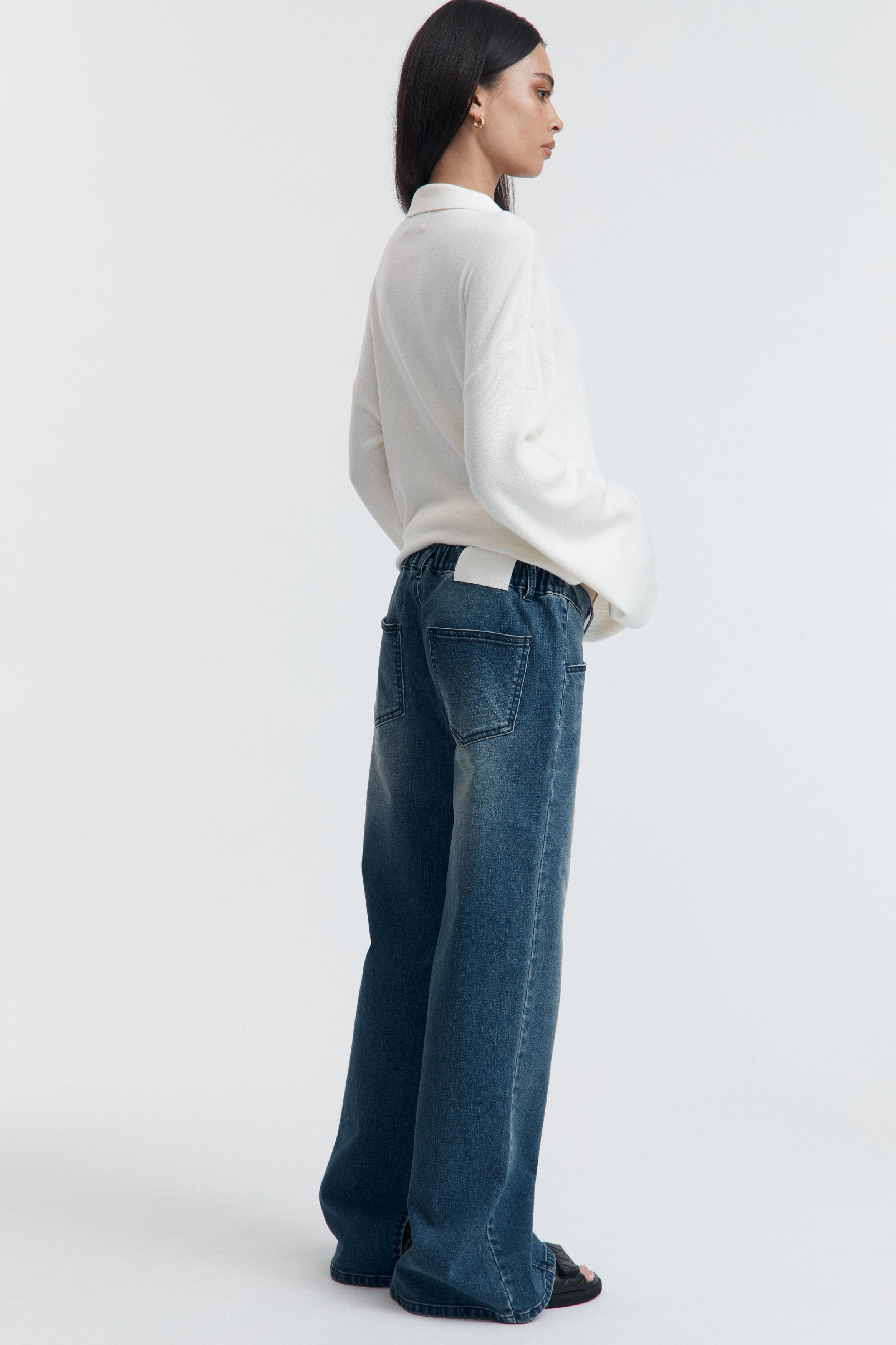 Seam Detail Denim Jean (Denim Blue) | Legoe Heritage Maternity APAC